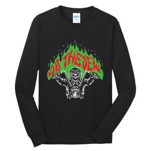 Mtn Dew Throttle Up Out Of Hell Tall Long Sleeve T-Shirt