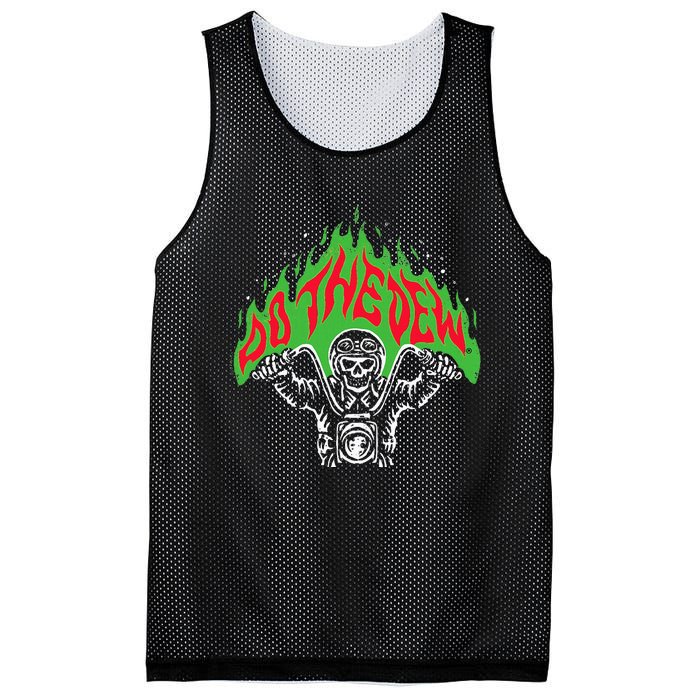 Mtn Dew Throttle Up Out Of Hell Mesh Reversible Basketball Jersey Tank