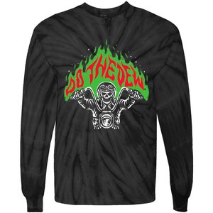 Mtn Dew Throttle Up Out Of Hell Tie-Dye Long Sleeve Shirt