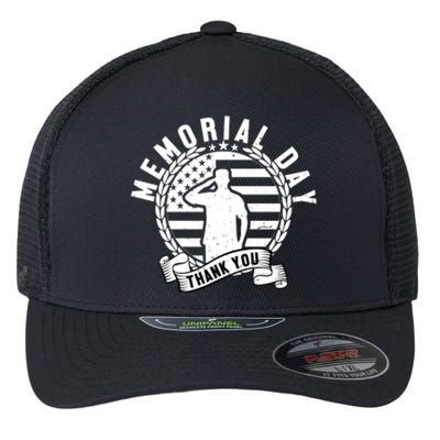 Memorial Day Thank You Gift Flexfit Unipanel Trucker Cap