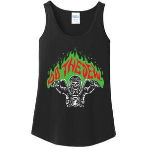 Mtn Dew Throttle Up Out Of Hell Ladies Essential Tank