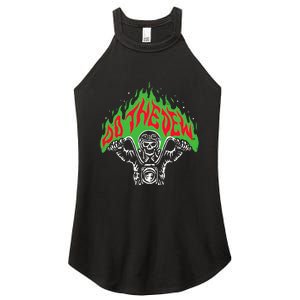 Mtn Dew Throttle Up Out Of Hell Women's Perfect Tri Rocker Tank