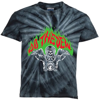 Mtn Dew Throttle Up Out Of Hell Kids Tie-Dye T-Shirt