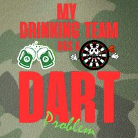 My Drinking Team Has A Dart Problem Legacy Tie Dye Trucker Hat