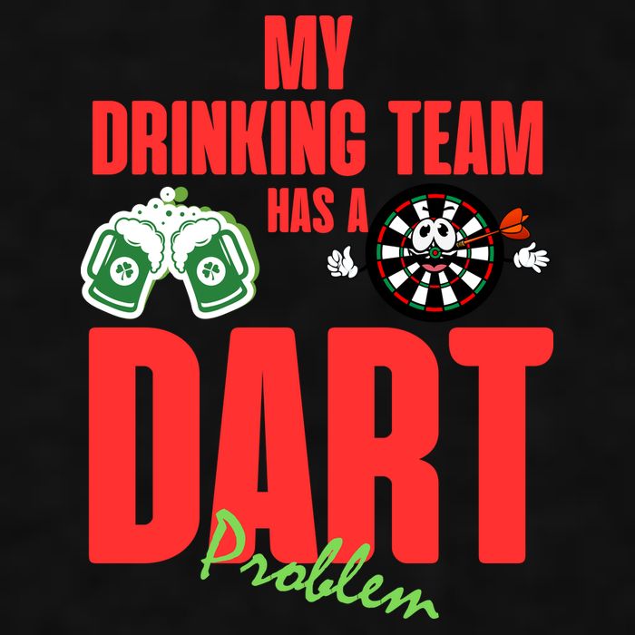 My Drinking Team Has A Dart Problem Ladies PosiCharge Tri-Blend Wicking Tank