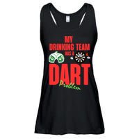 My Drinking Team Has A Dart Problem Ladies Essential Flowy Tank