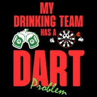 My Drinking Team Has A Dart Problem Cooling Performance Long Sleeve Crew