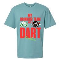 My Drinking Team Has A Dart Problem Sueded Cloud Jersey T-Shirt