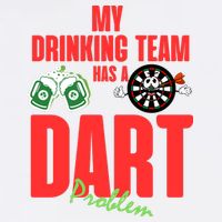 My Drinking Team Has A Dart Problem Garment-Dyed Sweatshirt
