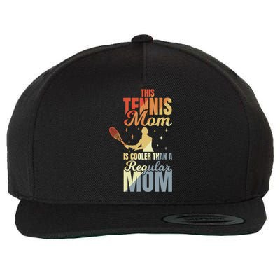 Mother's Day Tennis Mom Gift Wool Snapback Cap