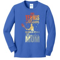 Mother's Day Tennis Mom Gift Kids Long Sleeve Shirt