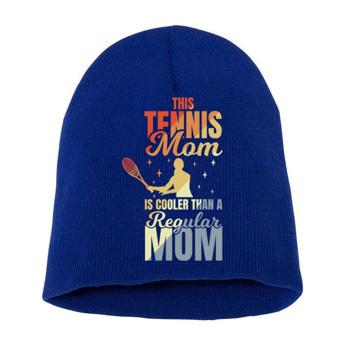 Mother's Day Tennis Mom Gift Short Acrylic Beanie