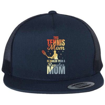 Mother's Day Tennis Mom Gift Flat Bill Trucker Hat