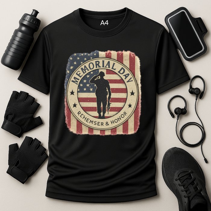Memorial Day Tribute Cooling Performance Crew T-Shirt