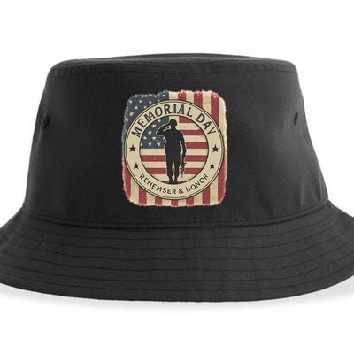 Memorial Day Tribute Sustainable Bucket Hat