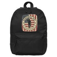 Memorial Day Tribute 16 in Basic Backpack