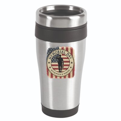 Memorial Day Tribute 16oz Travel Tumbler