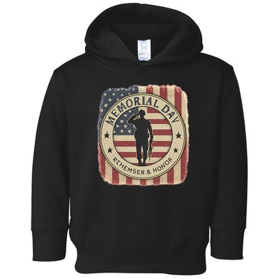 Memorial Day Tribute Toddler Hoodie