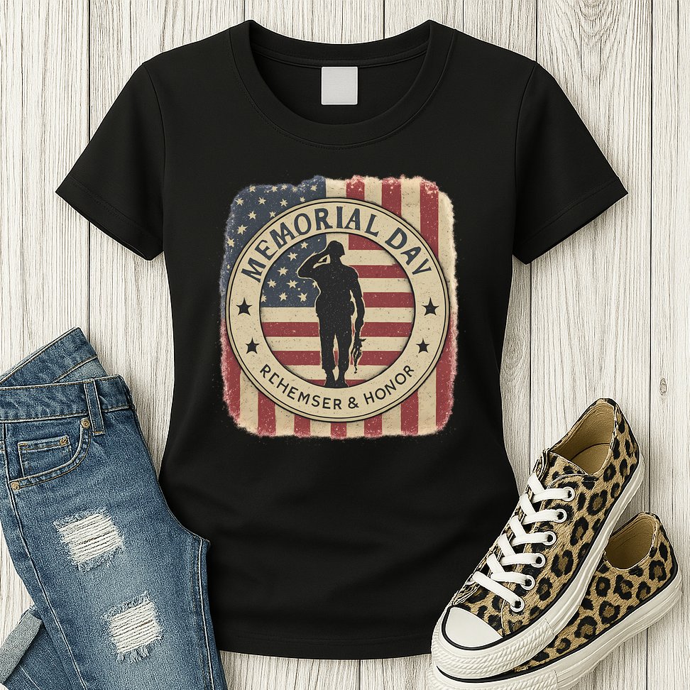 Memorial Day Tribute Womens T-Shirt