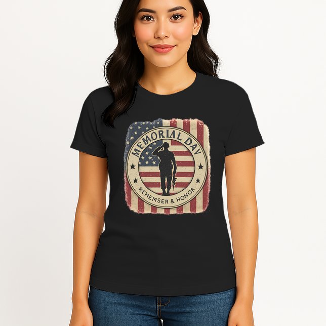 Memorial Day Tribute Womens T-Shirt