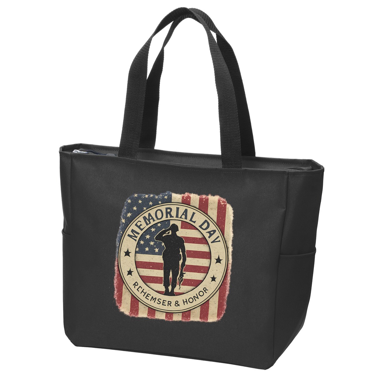 Memorial Day Tribute Zip Tote Bag