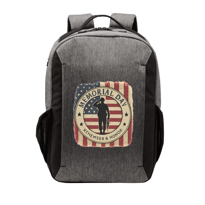 Memorial Day Tribute Vector Backpack