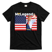 Mclegend Donald Trump Fast Food Worker French Fries Usa Flag T-Shirt