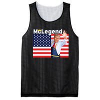 Mclegend Donald Trump Fast Food Worker French Fries Usa Flag Mesh Reversible Basketball Jersey Tank