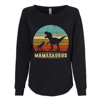 Mama Dinosaur T Rex Mamasaurus Matching Family Christmas Great Gift Womens California Wash Sweatshirt