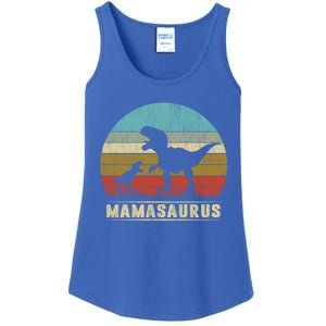 Mama Dinosaur T Rex Mamasaurus Matching Family Christmas Great Gift Ladies Essential Tank