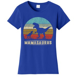 Mama Dinosaur T Rex Mamasaurus Matching Family Christmas Great Gift Women's T-Shirt