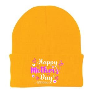 Mother's Day T For Best Mom Knit Cap Winter Beanie