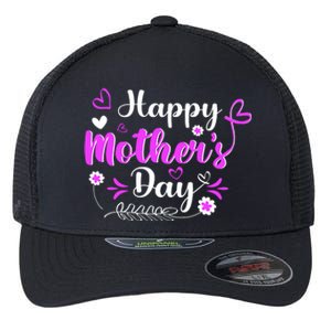 Mother's Day T For Best Mom Flexfit Unipanel Trucker Cap