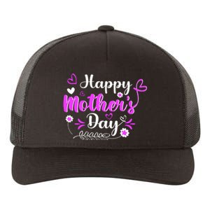 Mother's Day T For Best Mom Yupoong Adult 5-Panel Trucker Hat