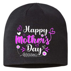 Mother's Day T For Best Mom Sustainable Beanie