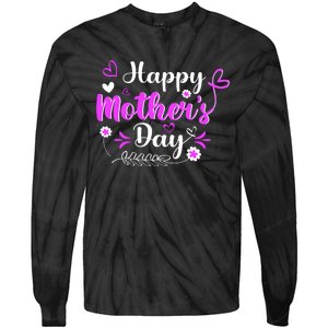 Mother's Day T For Best Mom Tie-Dye Long Sleeve Shirt