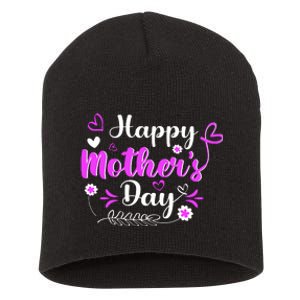 Mother's Day T For Best Mom Short Acrylic Beanie