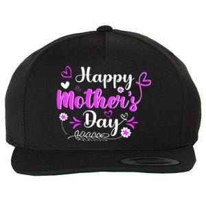 Mother's Day T For Best Mom Wool Snapback Cap