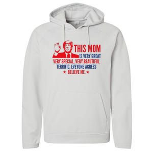 MotherS Day Trump Funny Quotes Election 2024 Performance Fleece Hoodie