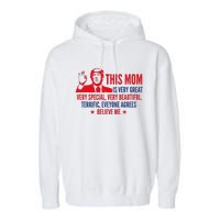 MotherS Day Trump Funny Quotes Election 2024 Garment-Dyed Fleece Hoodie