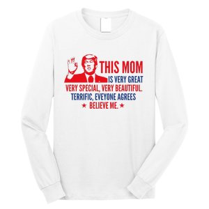 MotherS Day Trump Funny Quotes Election 2024 Long Sleeve Shirt