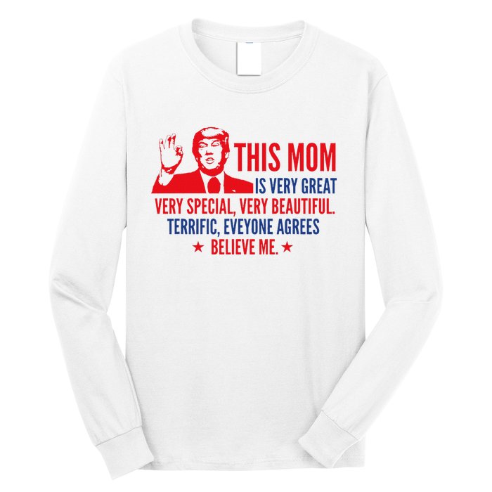 MotherS Day Trump Funny Quotes Election 2024 Long Sleeve Shirt