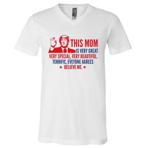 MotherS Day Trump Funny Quotes Election 2024 V-Neck T-Shirt