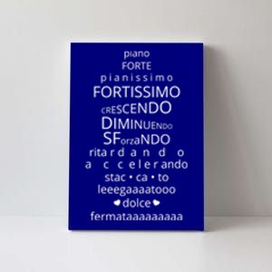 Music Dynamics Theory Gift I Musicians Funny Piano Forte Canvas