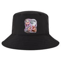 Moo Deng Three Moo Deng Moon Funny Hippo Cool Comfort Performance Bucket Hat