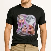 Moo Deng Three Moo Deng Moon Funny Hippo Performance Shirt