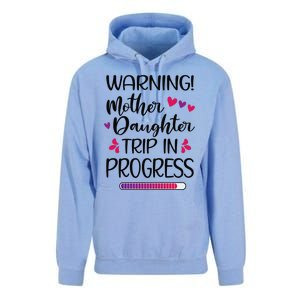 Mother Daughter Trip In Progress Vacation Family Travel Unisex Surf Hoodie