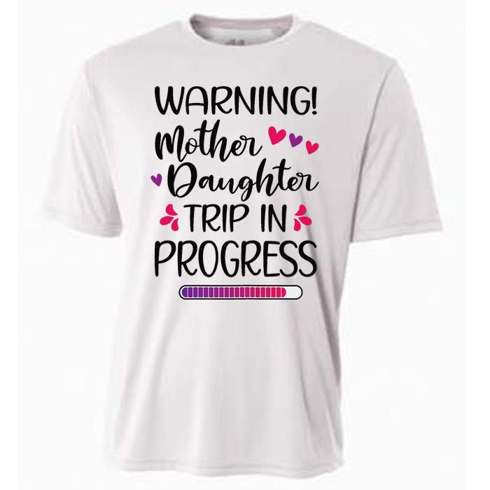 Mother Daughter Trip In Progress Vacation Family Travel Cooling Performance Crew T-Shirt