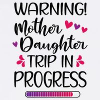 Mother Daughter Trip In Progress Vacation Family Travel Visor