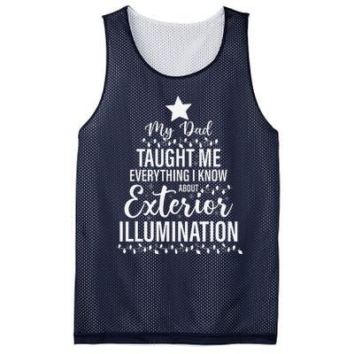 My Dad Taught Me Everything About Exterior Illumination Mesh Reversible Basketball Jersey Tank